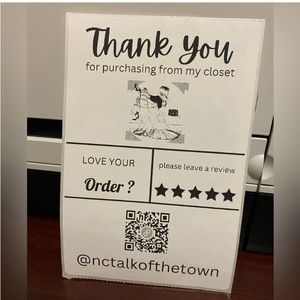 Custom Order of thermal printed labels